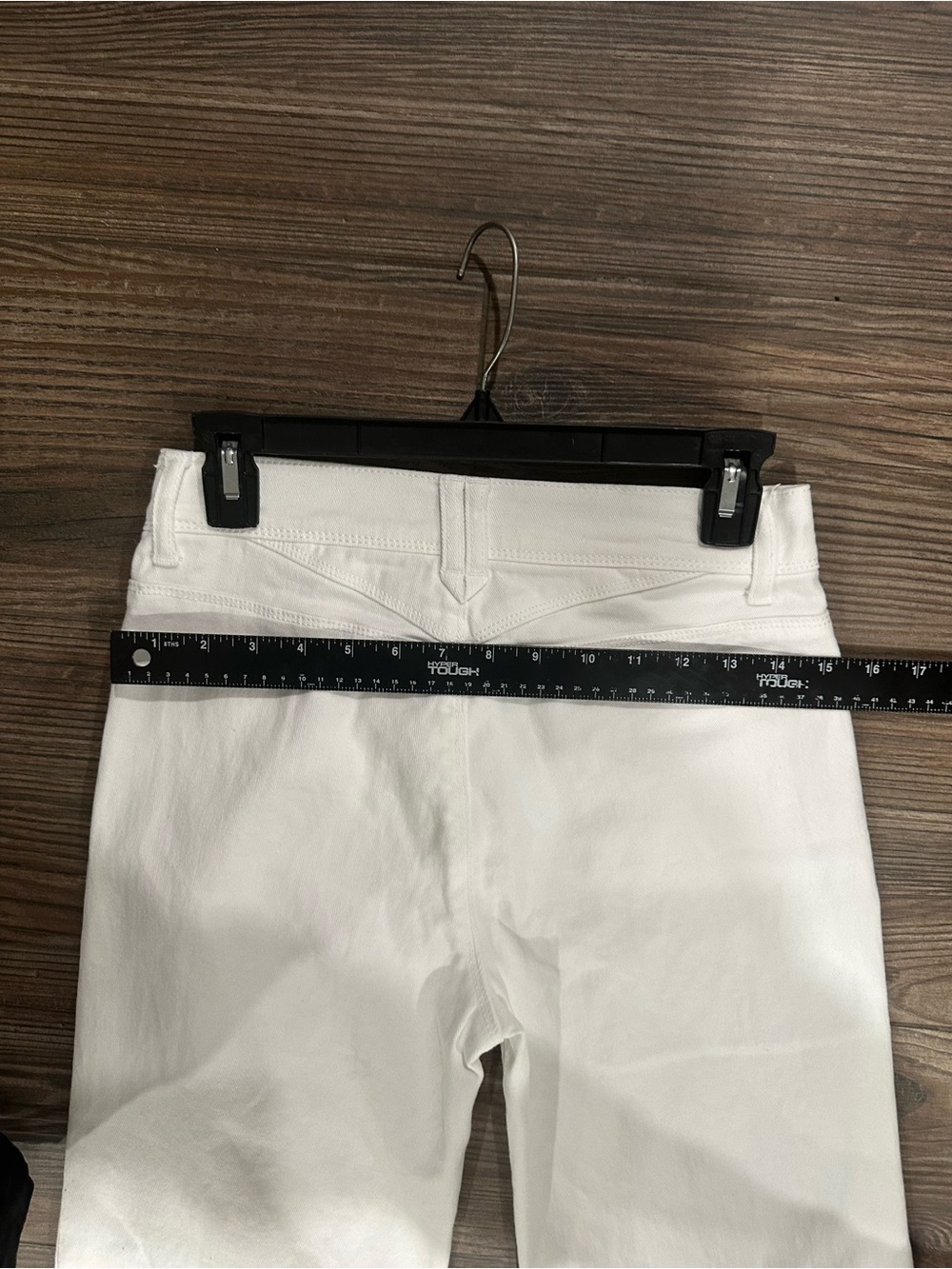 Curve Appeal White High Rose Wide-Leg Jeans with Braided Pocket Detail - Picture 4 of 16